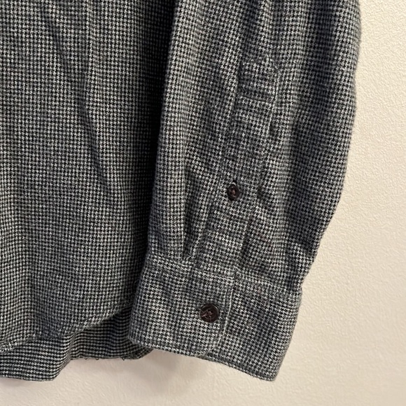 Abercrombie and Fitch Soft AF Flannel Micro Houndstooth Herringbone Men’s XXL - Picture 3 of 9